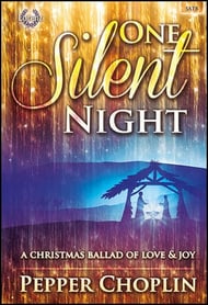 One Silent Night SATB Choral Score cover Thumbnail